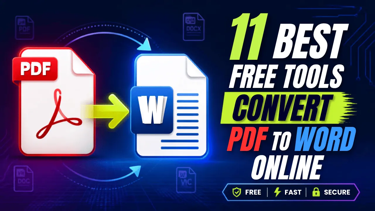 11 Best Free Tools Convert PDF to Word Online